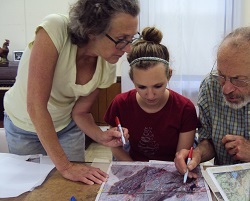 Habitat mapping at training workshop by Ingrid Haeckel