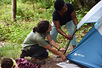 Campground Ambassador Assisting at a DEC campground