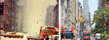 New York City smog in the 1960/70s and clear air today