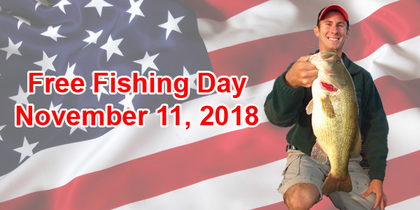 Veterans Day Is A Free Fishing Day