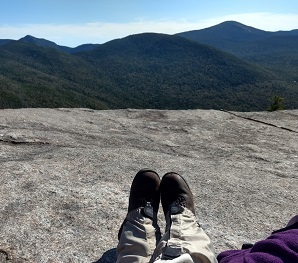 view from the top of an Adirondack peak