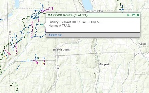 Sample DECinfo Locator - hiking