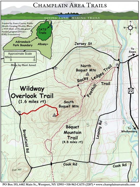 Wildway Overlook Trail Map