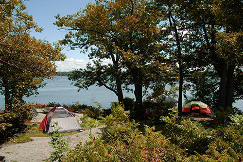 Fall camping