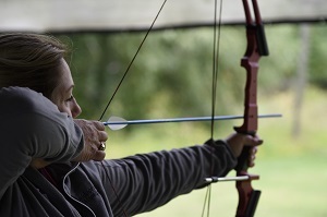 Archery Student at BOW workshop