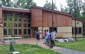 Outside of Reinstein Woods Environmental Education Center