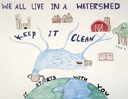 We All Live In a Watershed Poster