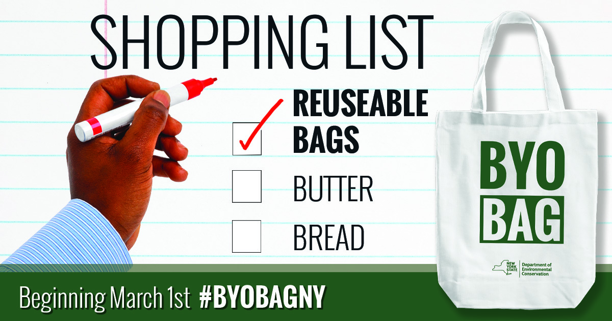 Plastic Bag Ban Shopping List March 1