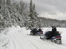 Snowmobiling