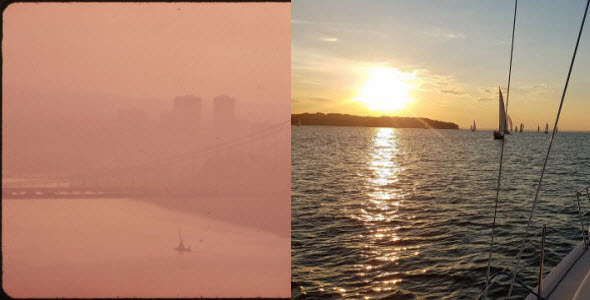 Air smog then and now water
