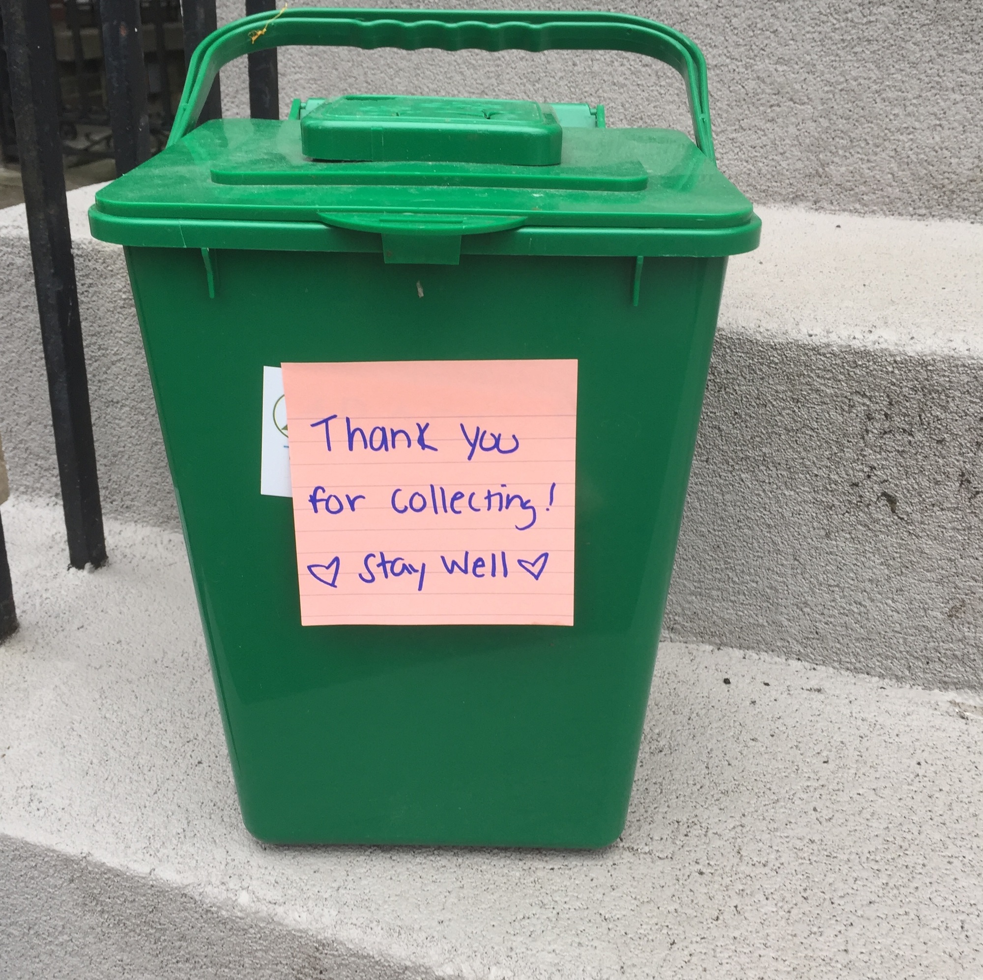 Stay Well Note on Compost Bin
