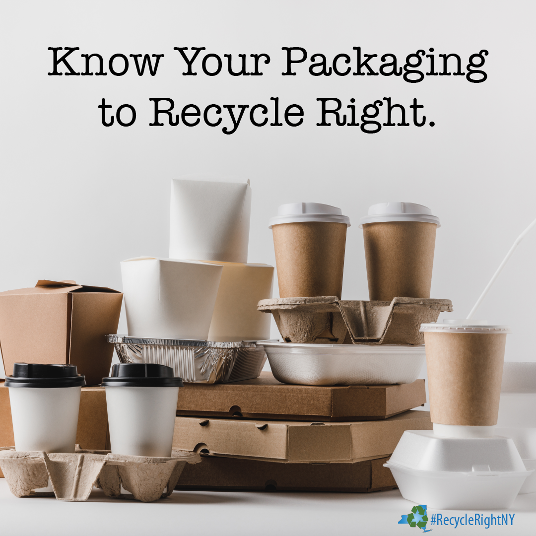 Different types of take out packaging