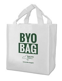 Reusable bag with NYS logo