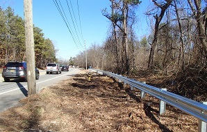 16,000 feet of guardrail installed 