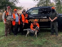 ECO Brassard with Isabelle Savage and Harrison Schuck after their successful hunt