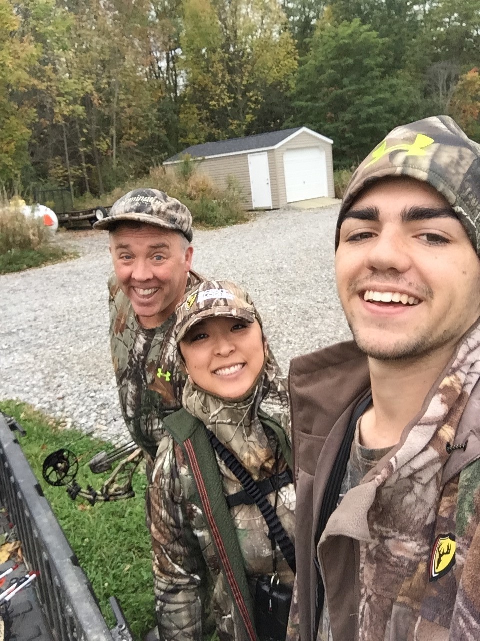 hunting family by C. Perkins