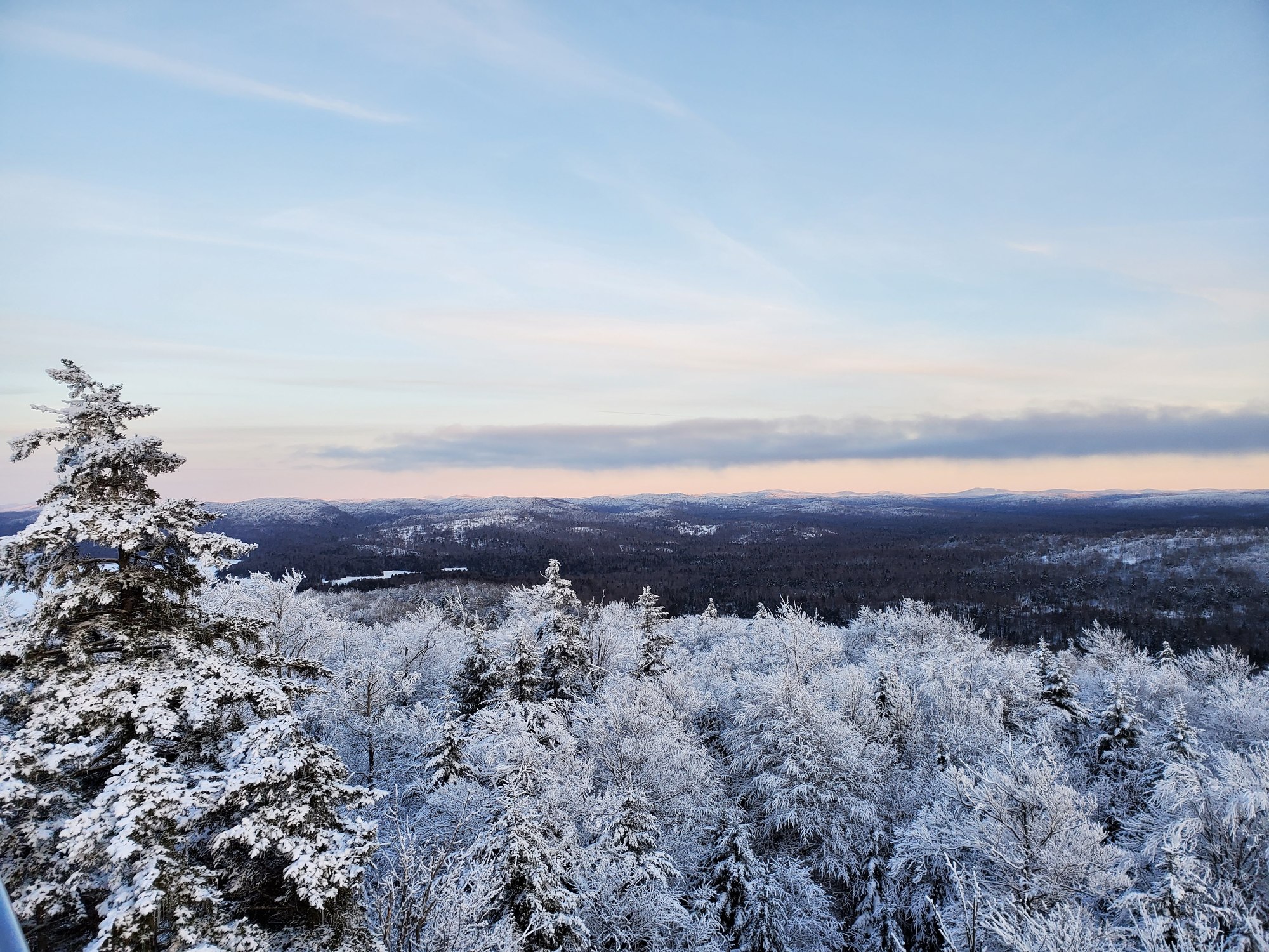Winter View from Stillwater Fire Tower