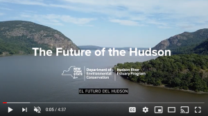 Title screen shot for the video Future of the Hudson: Develop a Climate Resilience Vision