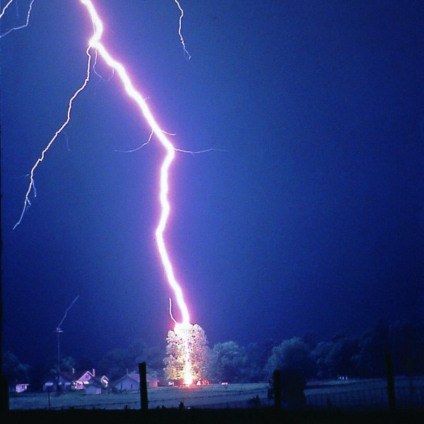 Lightning strike