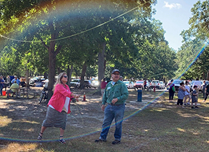 Learning fly casting