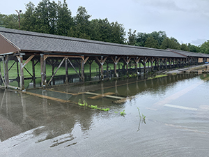 Rome Fish Hatchery flood 2021
