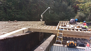 Observation Deck Construction (Salmon River Hatchery)