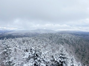 winter mountain scene