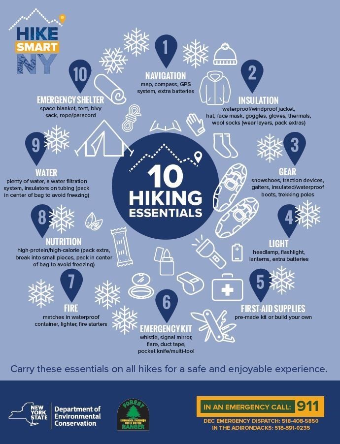 Hike Smart NY winter graphic