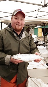 Charles Wlasniewski holding up Cisco