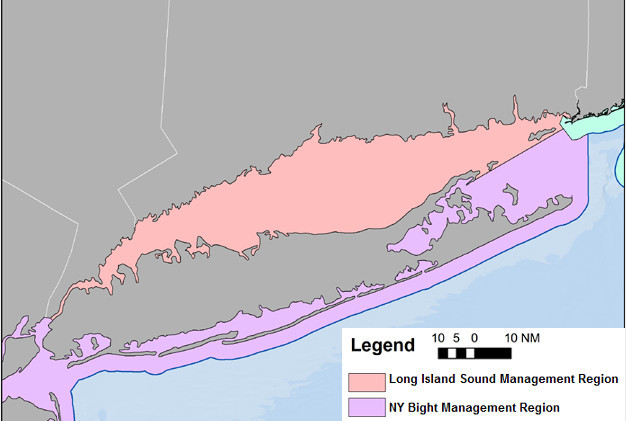 Map of Long Island Sound regional area