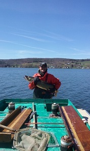 Steve with a Waneta Lake muskie