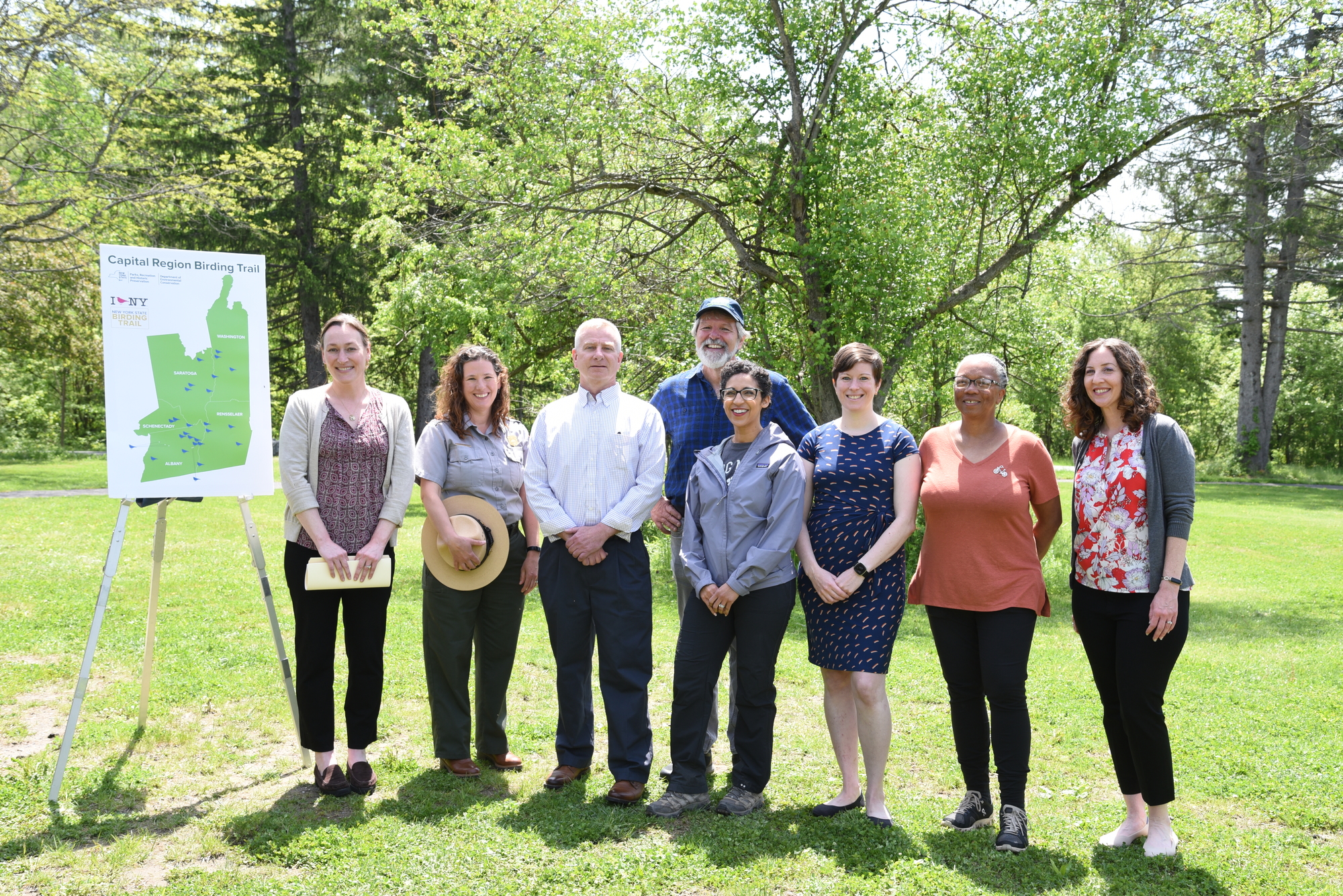 The announcement of the Capital Region of the NYS Birding Trail
