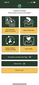 Tacklebox Application homepage