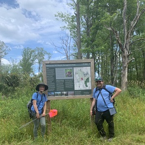WNY PRISM staff at Rattlesnake Hill WMA