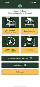 Tackle Box interface