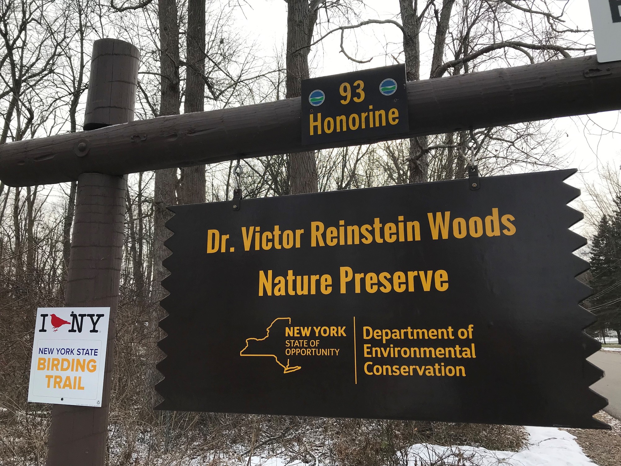 Reinstein Woods Sign