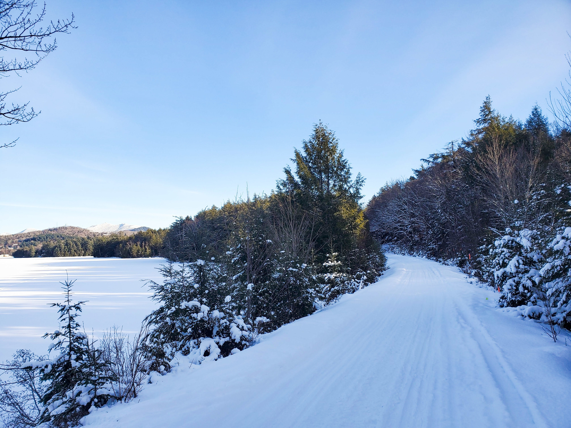 Winter on the Adirondack Rail Trail