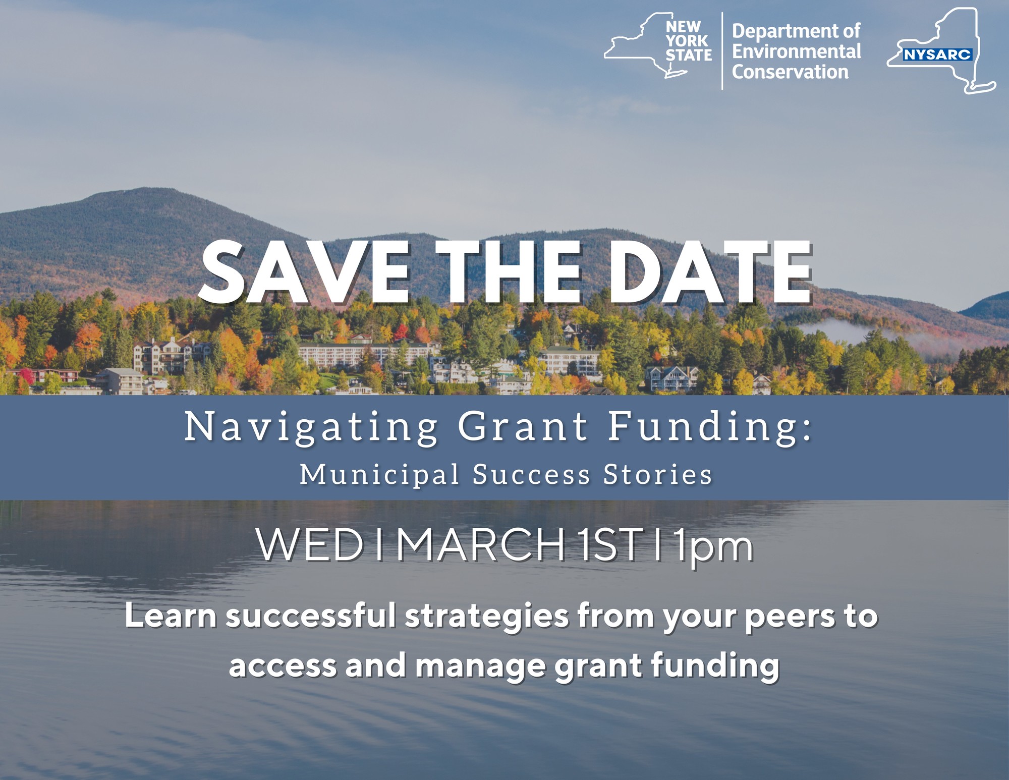 Save the Date for Navigating Grant Funding Webinar