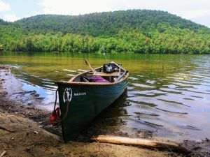 Canoe in Adirondack Lake