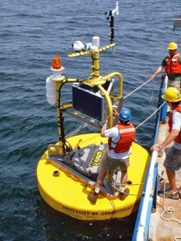 Deploying a Monitoring Buoy in the Western Sound