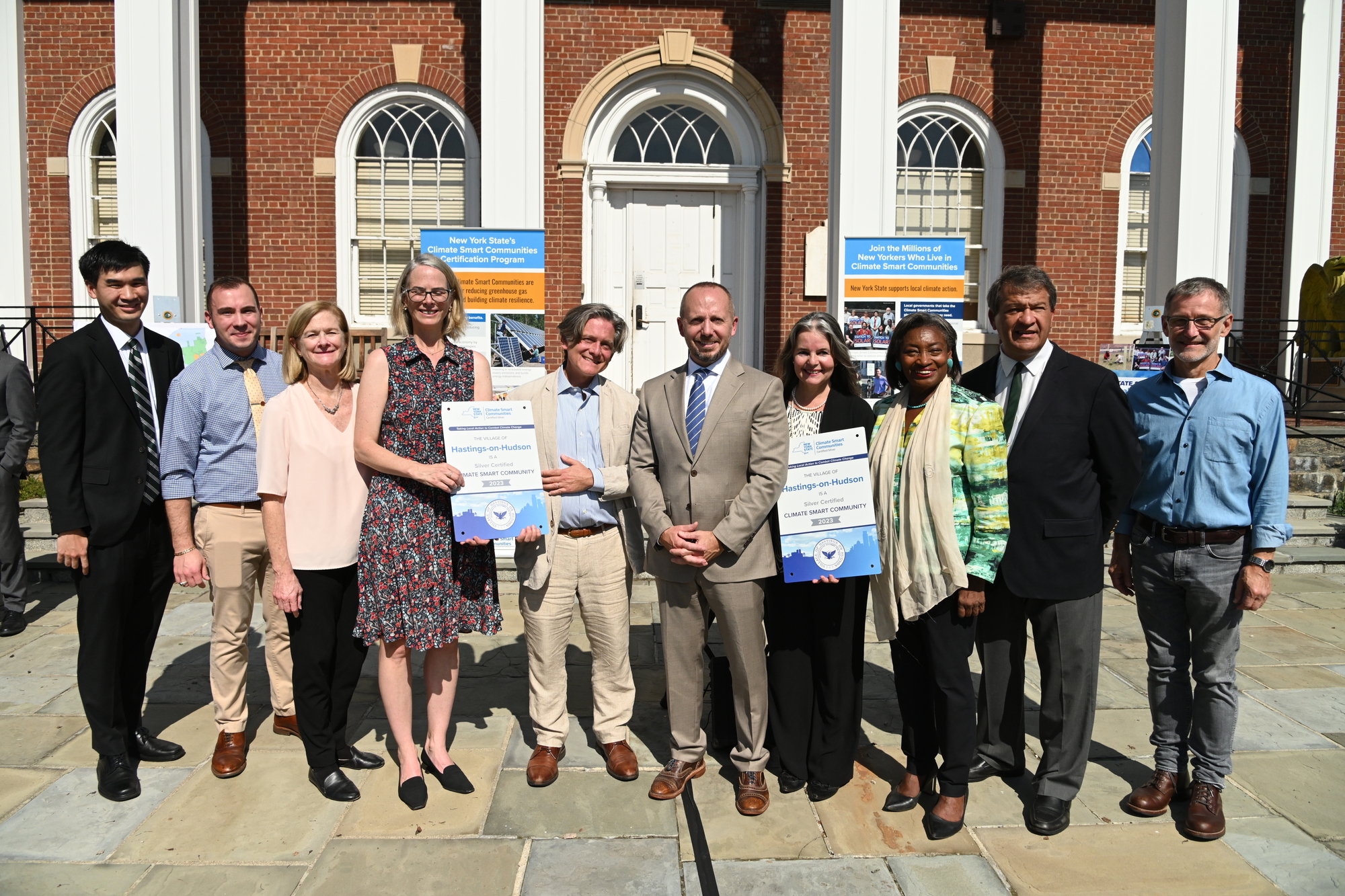 DEC Commissioner with some of the CSC Award Recipients