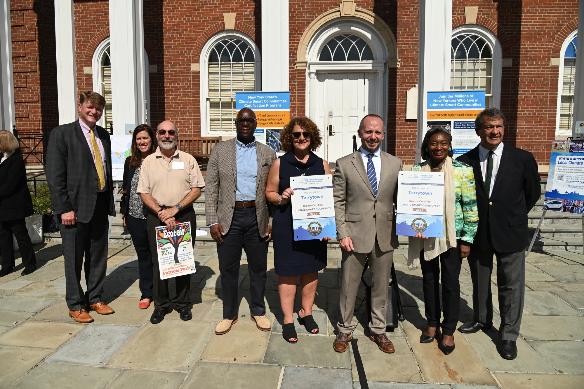 DEC Commissioner with some of the CSC Award Recipients