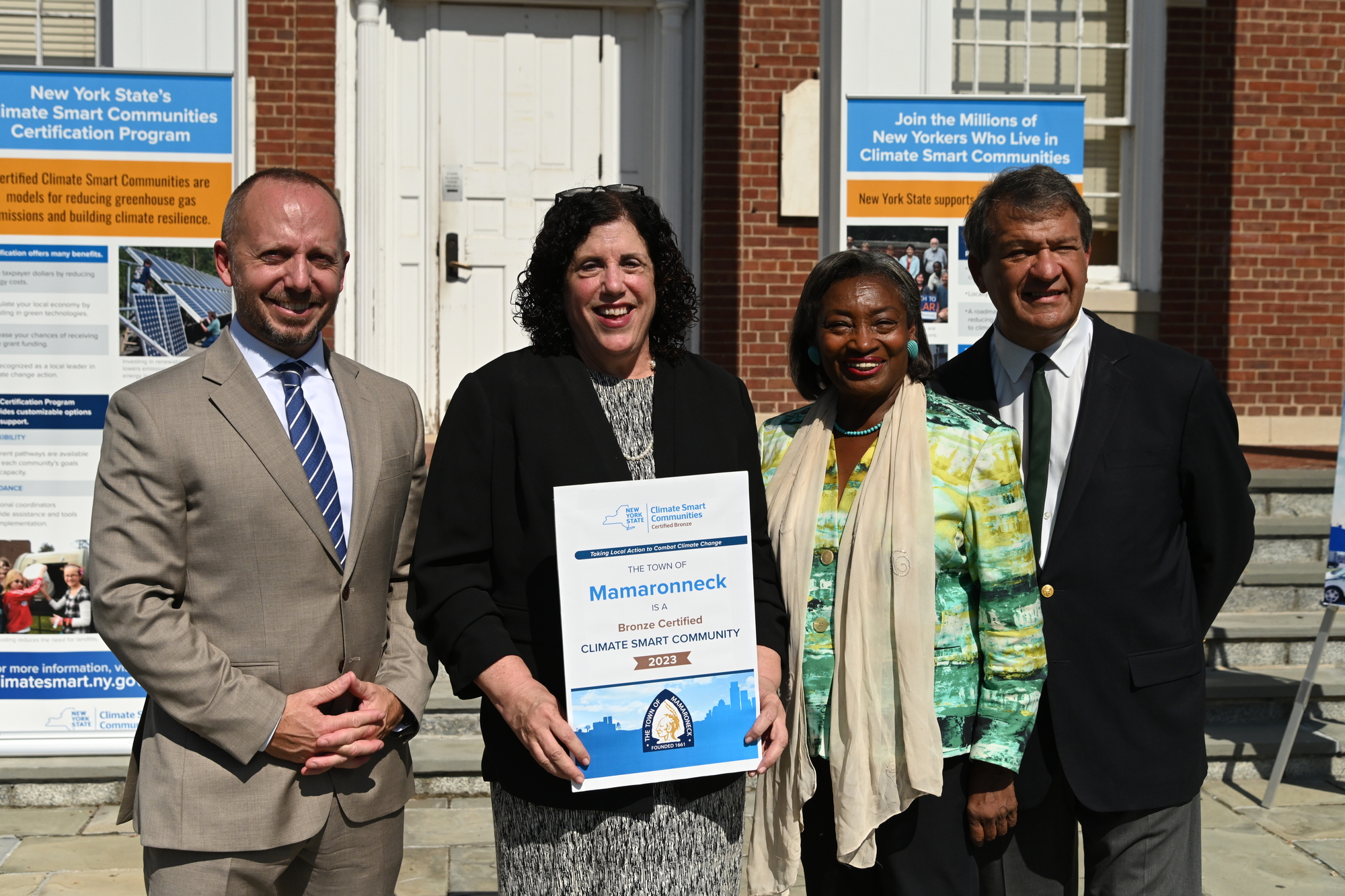 DEC Commissioner with some of the CSC Award Recipients