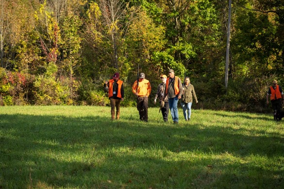 Youth hunters participate in youth pheasant hunt in Greene County