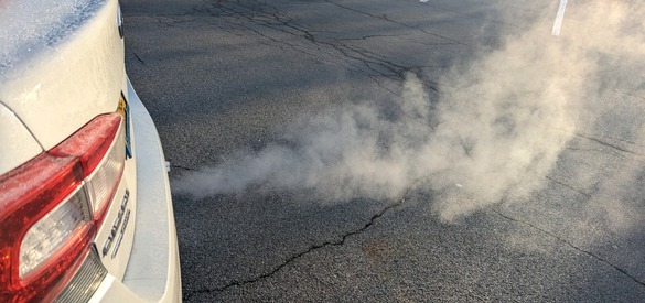 Vehicle exhaust emissions.