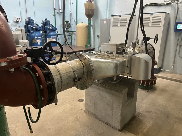 new UV water filtration system set up at Onieda Hatchery