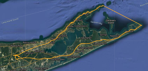 Peconic Estuary Watershed Boundary