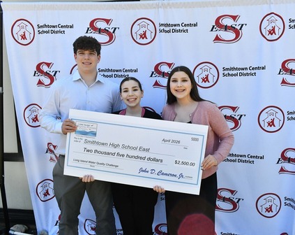 Winning team from Smithtown High School East