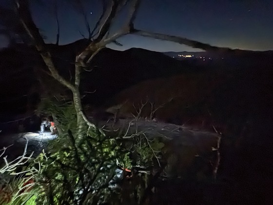 Rope rescue on Trap Dike on October 21