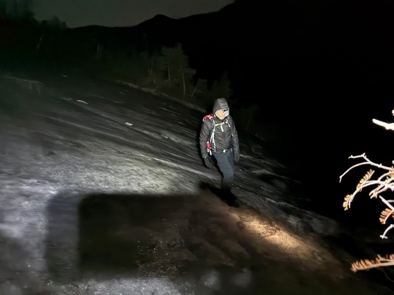 Hiker stranded on Trap Dike